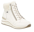 Remonte D0T77-80 Zip/Lace Up Fluffy Ankle Boot