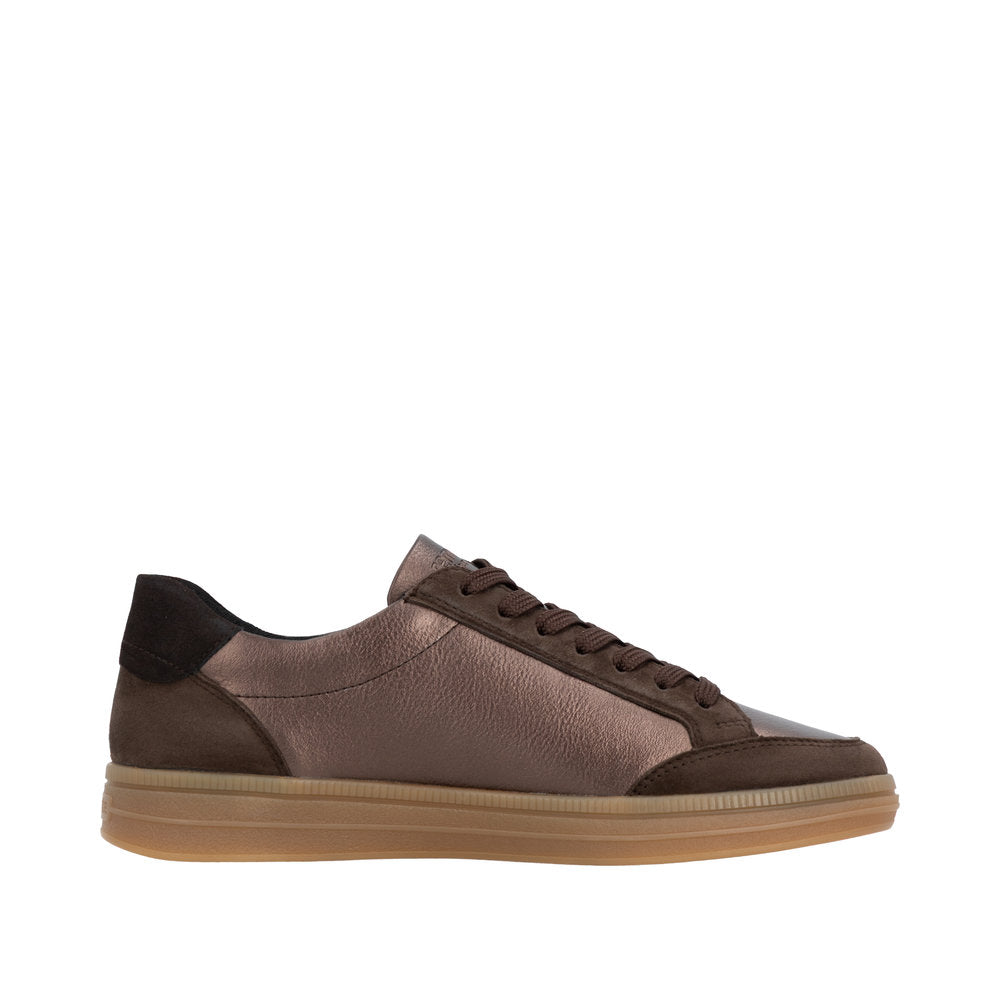 Remonte D2C04-90 Lace & Zip Up Casual Trainer Shoe