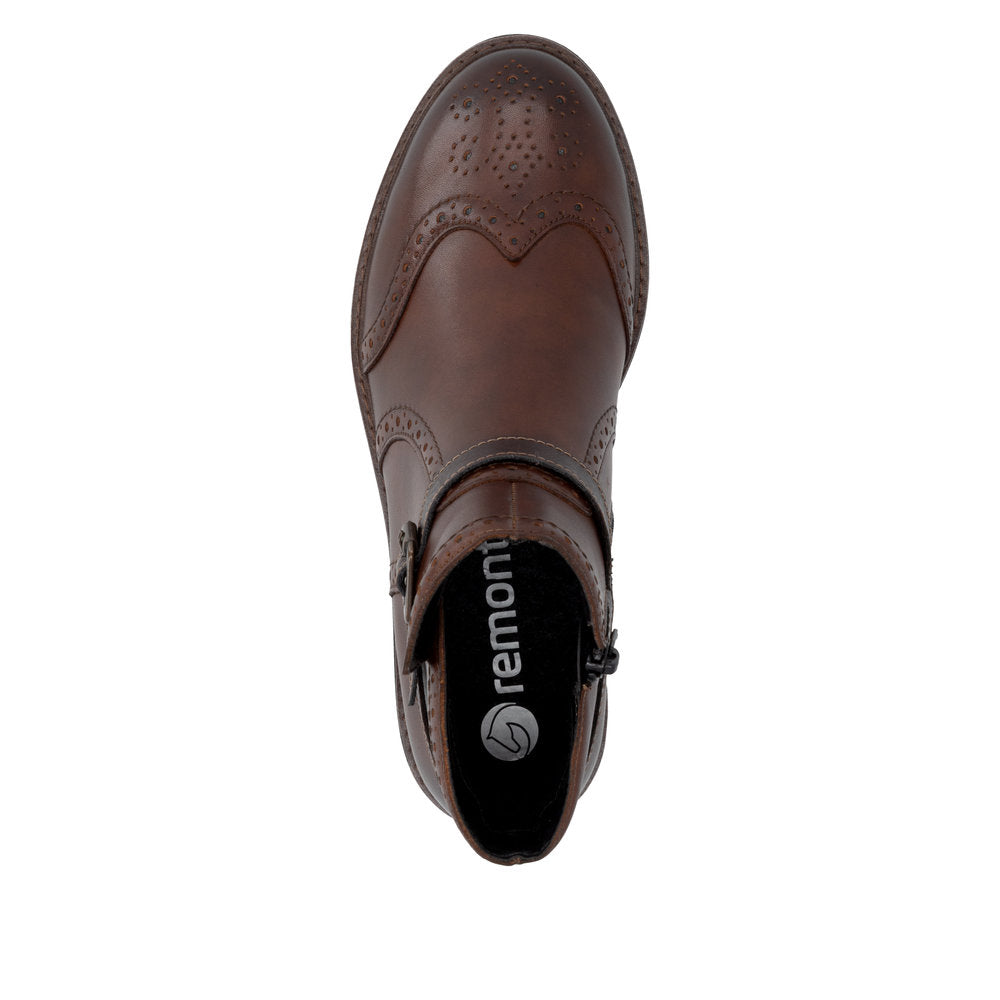 Remonte D2Q74-22 Zip Up Ankle Boot