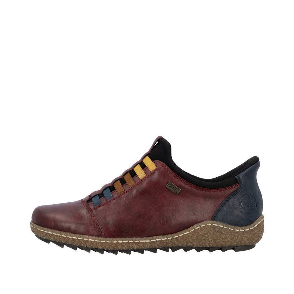 Rieker L7562-35 Liv Maroon Slip On Ready 2 Go