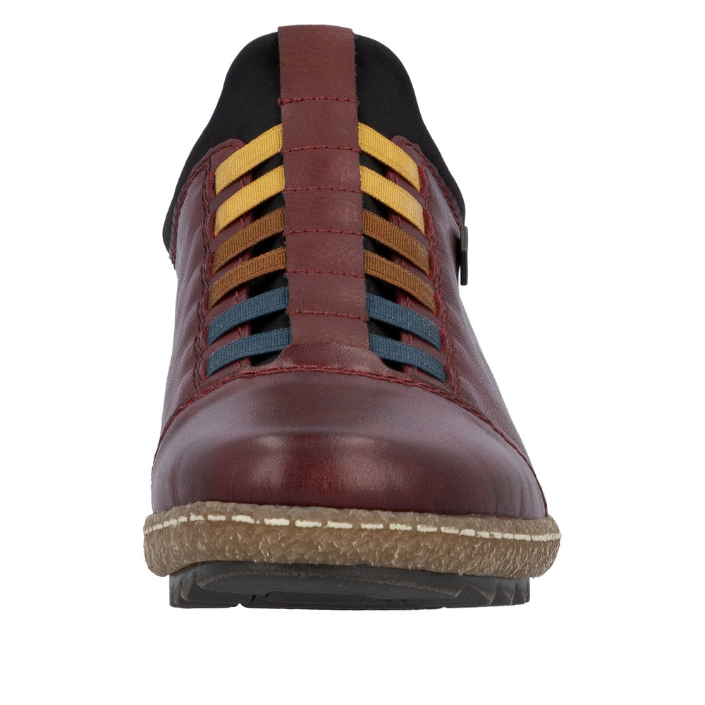 Rieker L7562-35 Liv Maroon Slip On Ready 2 Go