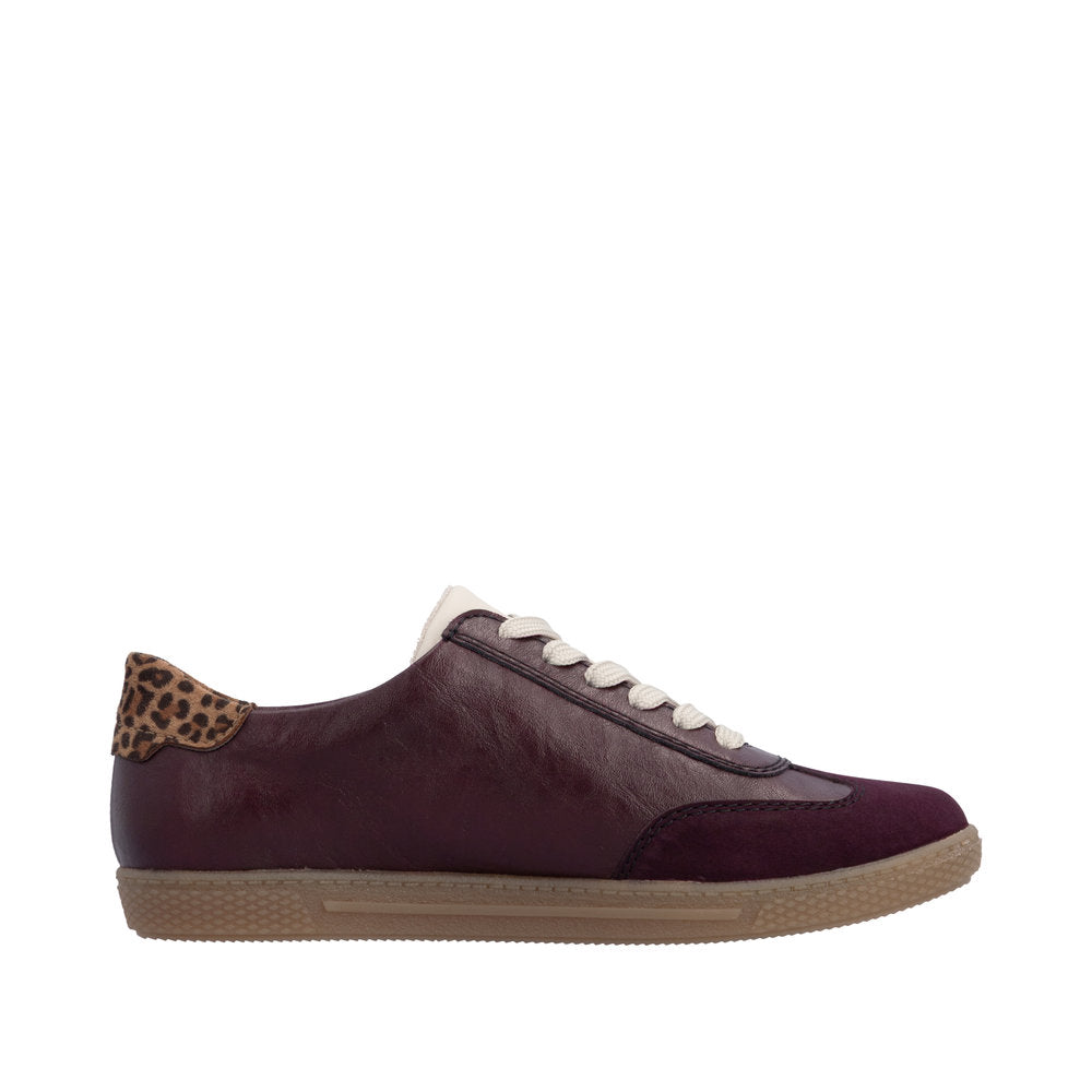 Rieker L9700-30 Lace & Zip Up Casual Shoe