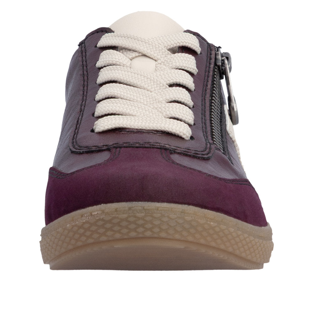 Rieker L9700-30 Lace & Zip Up Casual Shoe