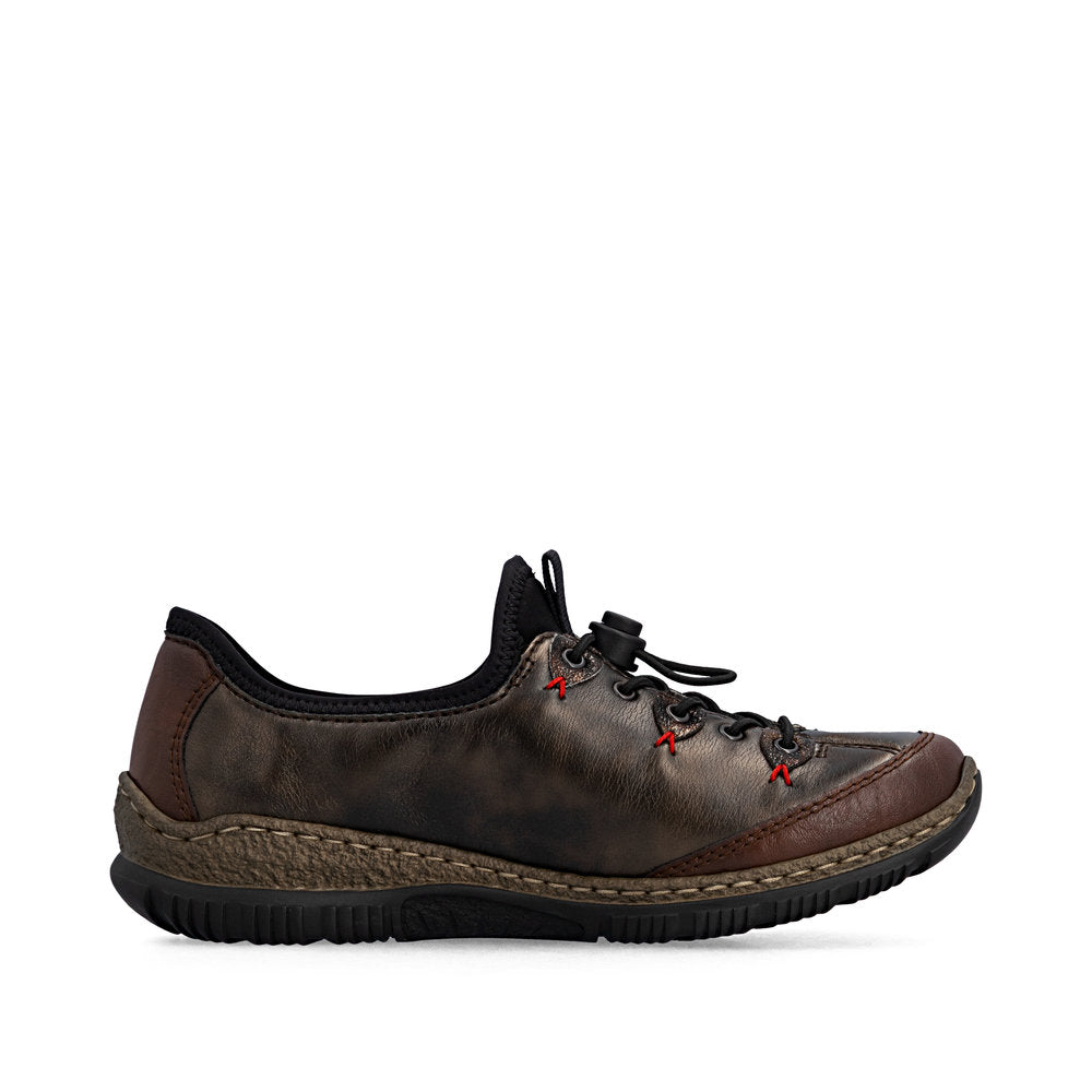 Rieker N3271-25 Adjustable Casual Slip On Shoe