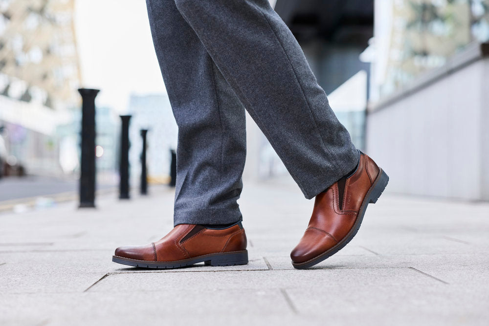 Rieker 13950-24 Leather Slip On Shoe