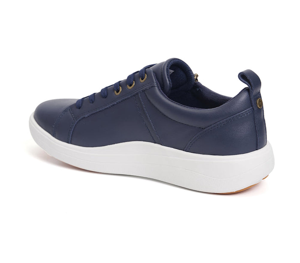 Strive Talia Denim Lace & Zip Up Shoe