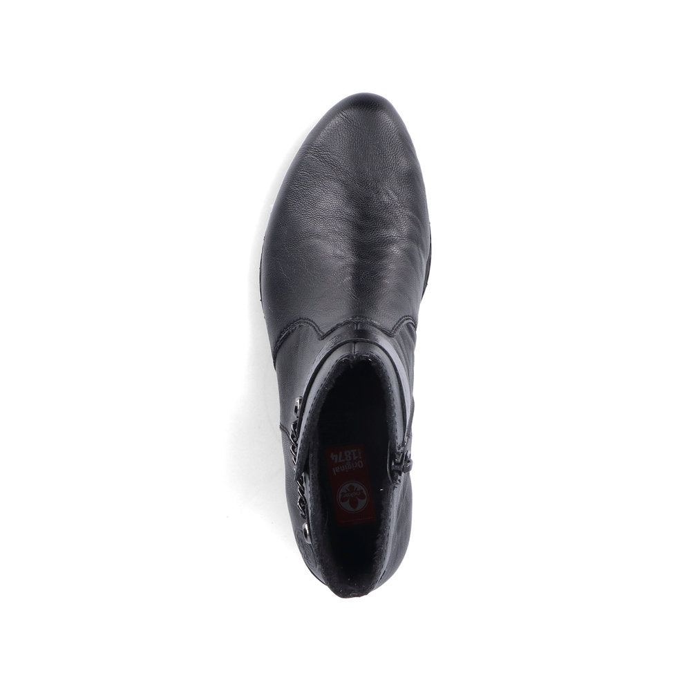 Rieker Y0783-00 Zip Up Ankle Boot
