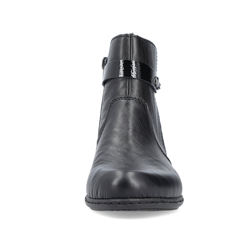 Rieker Y0783-00 Zip Up Ankle Boot