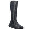 Rieker Z0067-00 Black Long Boot