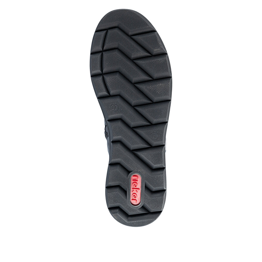 Rieker Z0067-00 Black Long Boot