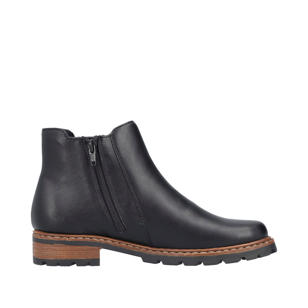 Rieker Z9354-00 Black Chelsea Boot