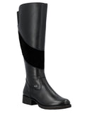 Rieker Z9566-00 Black Knee High Boots