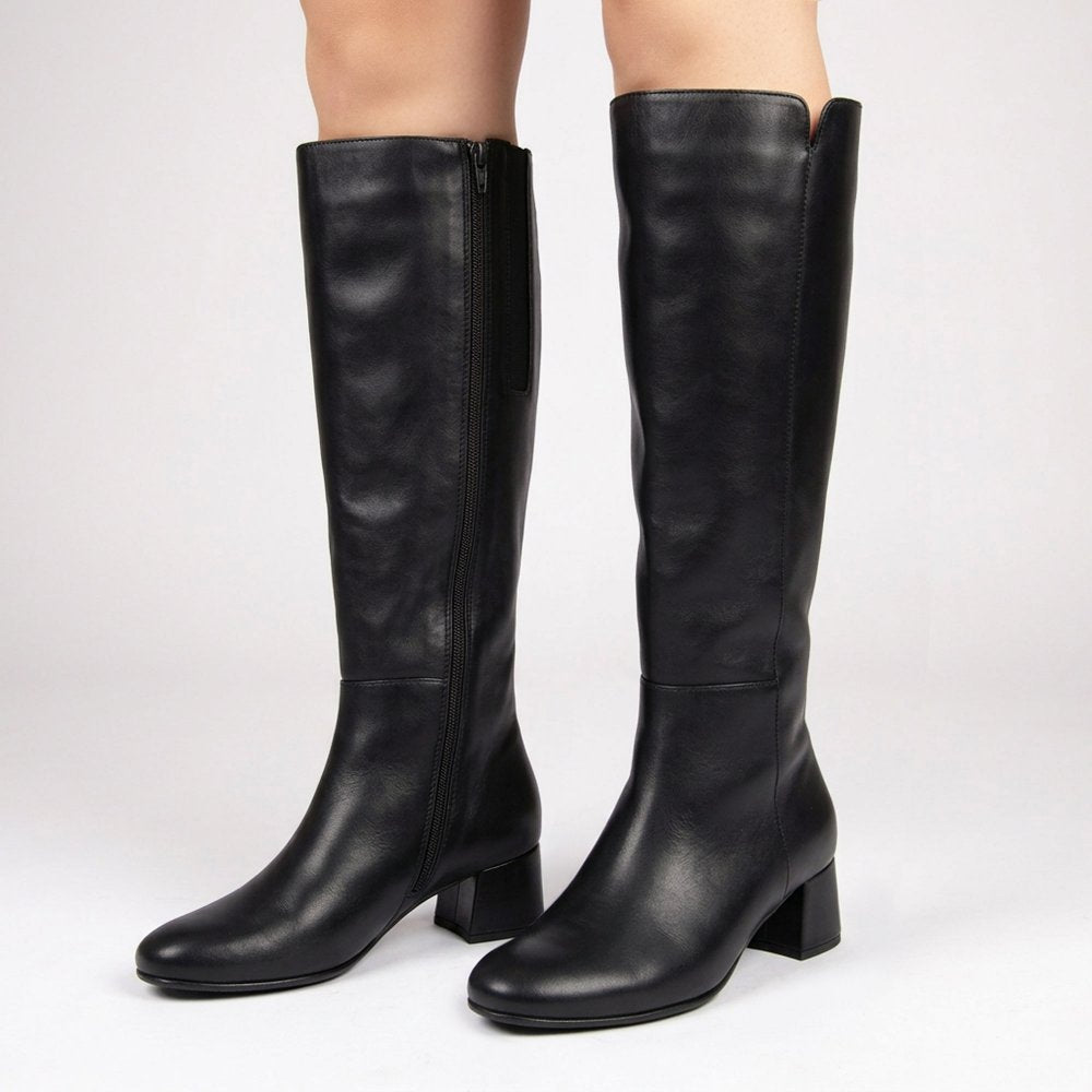Gabor 8036.02.002 ASHBY Black Knee High Boots SLIM S
