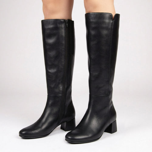 Gabor 8036.02.002 ASHBY Black Knee High Boots SLIM S
