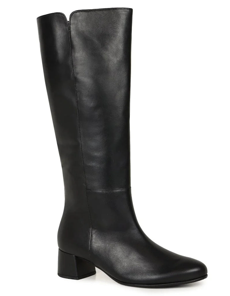 Gabor 8036.02.002 ASHBY Black Knee High Boots SLIM S