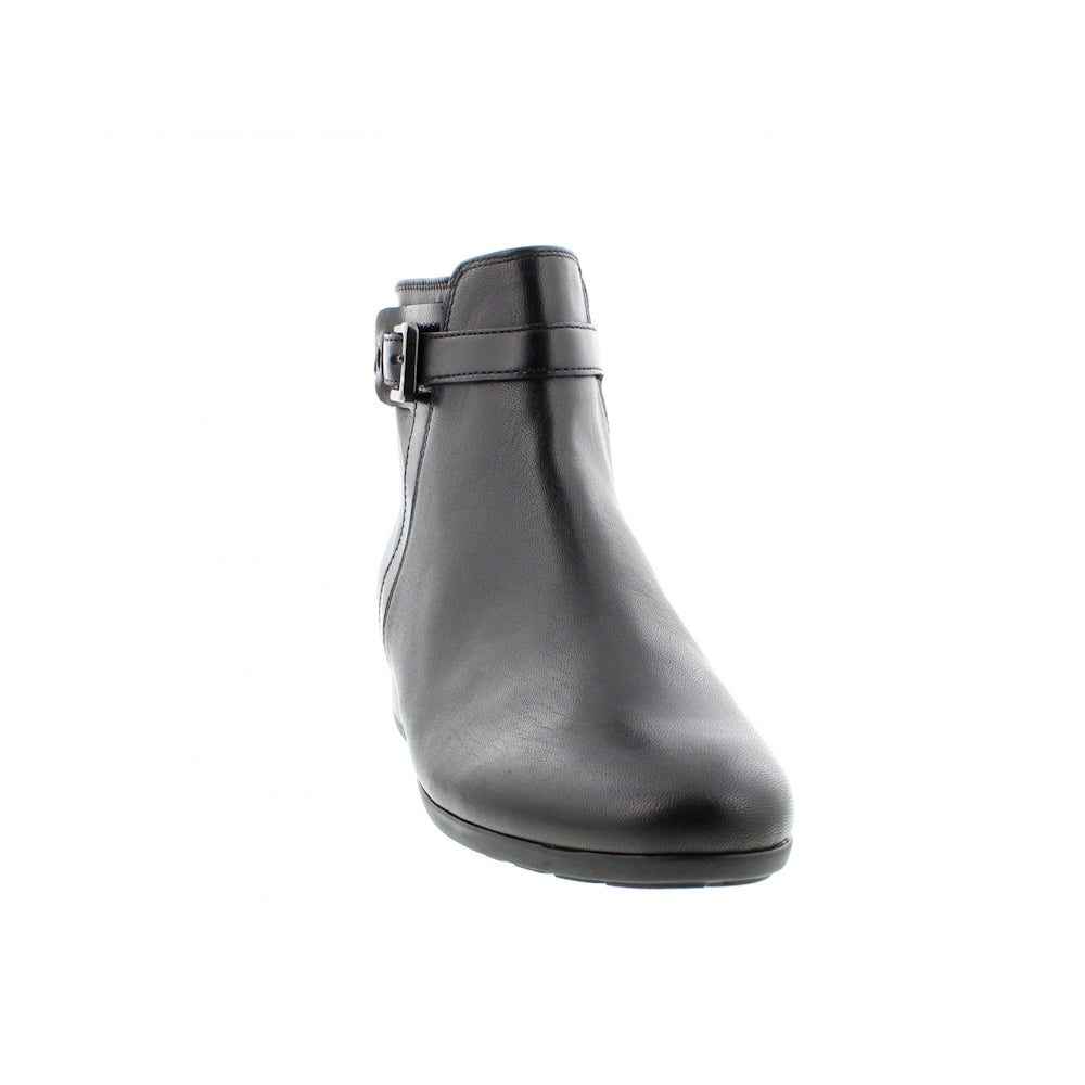 Gabor 8031.01.001 Bassey Black Leather H Fit Ankle Boot