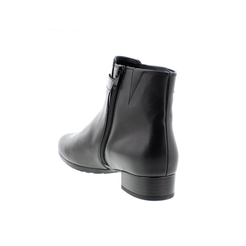 Gabor 8031.01.001 Bassey Black Leather H Fit Ankle Boot