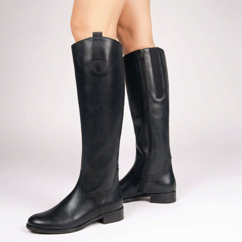 Gabor 8035.02.002 BROOK Black Knee High Boots EXTRA SLIM XS