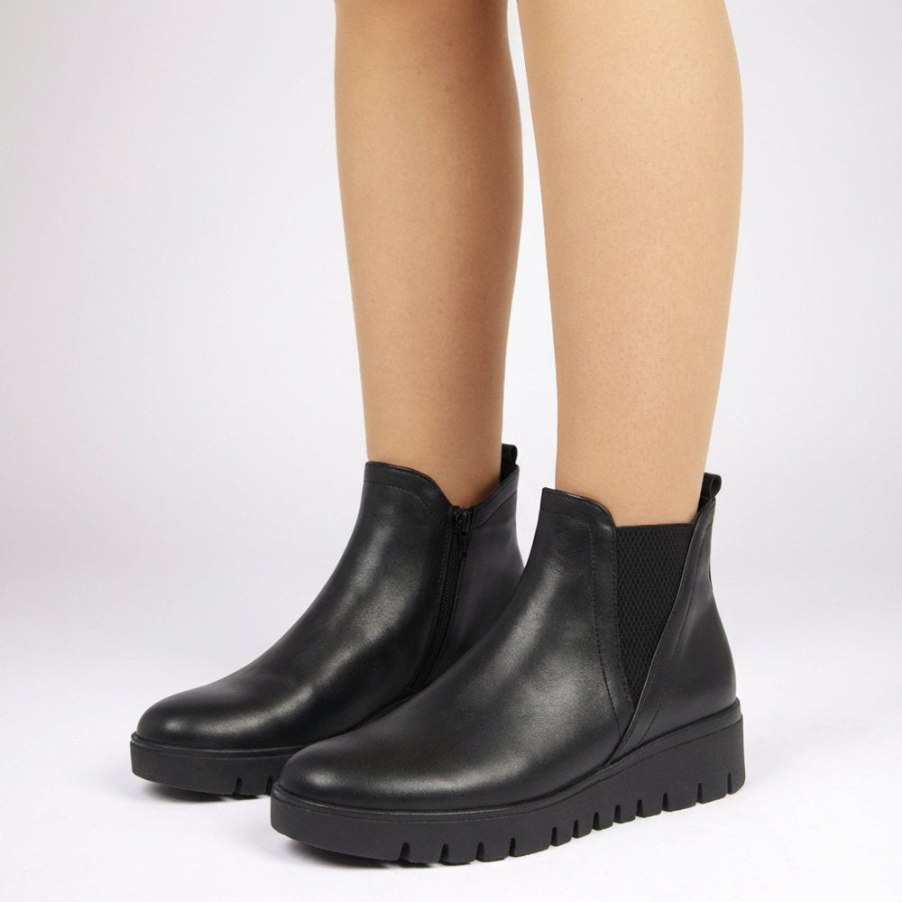 Gabor 8015.01.003 Dublin Black H Fit Ankle Boot