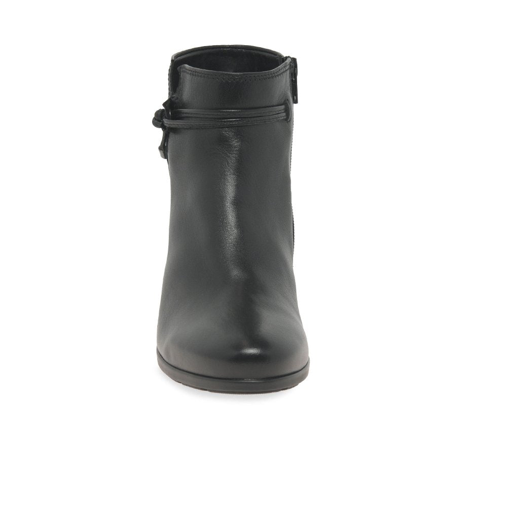 Gabor 8029.01.002 Ela Black Heeled Ankle Boot