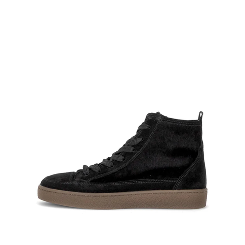Gabor 8042.01.001 Salo Zip & Lace Up Black Ankle Boots
