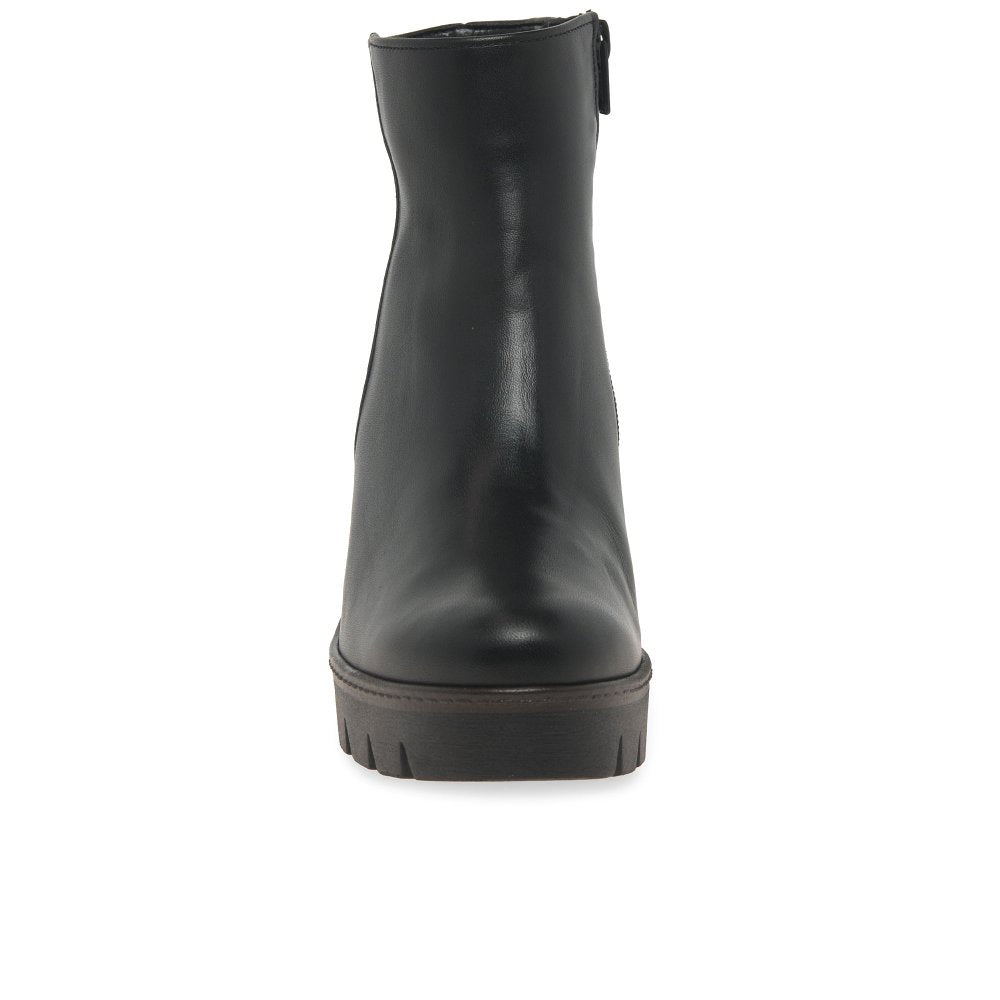 Gabor 8045.01.004 Utopia Black Wedge Ankle Boot
