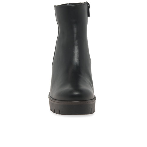 Gabor 8045.01.004 Utopia Black Wedge Ankle Boot