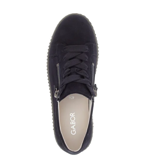 Gabor Wisdom 6010.02.002  Casual Lace Up/Zip Shoe