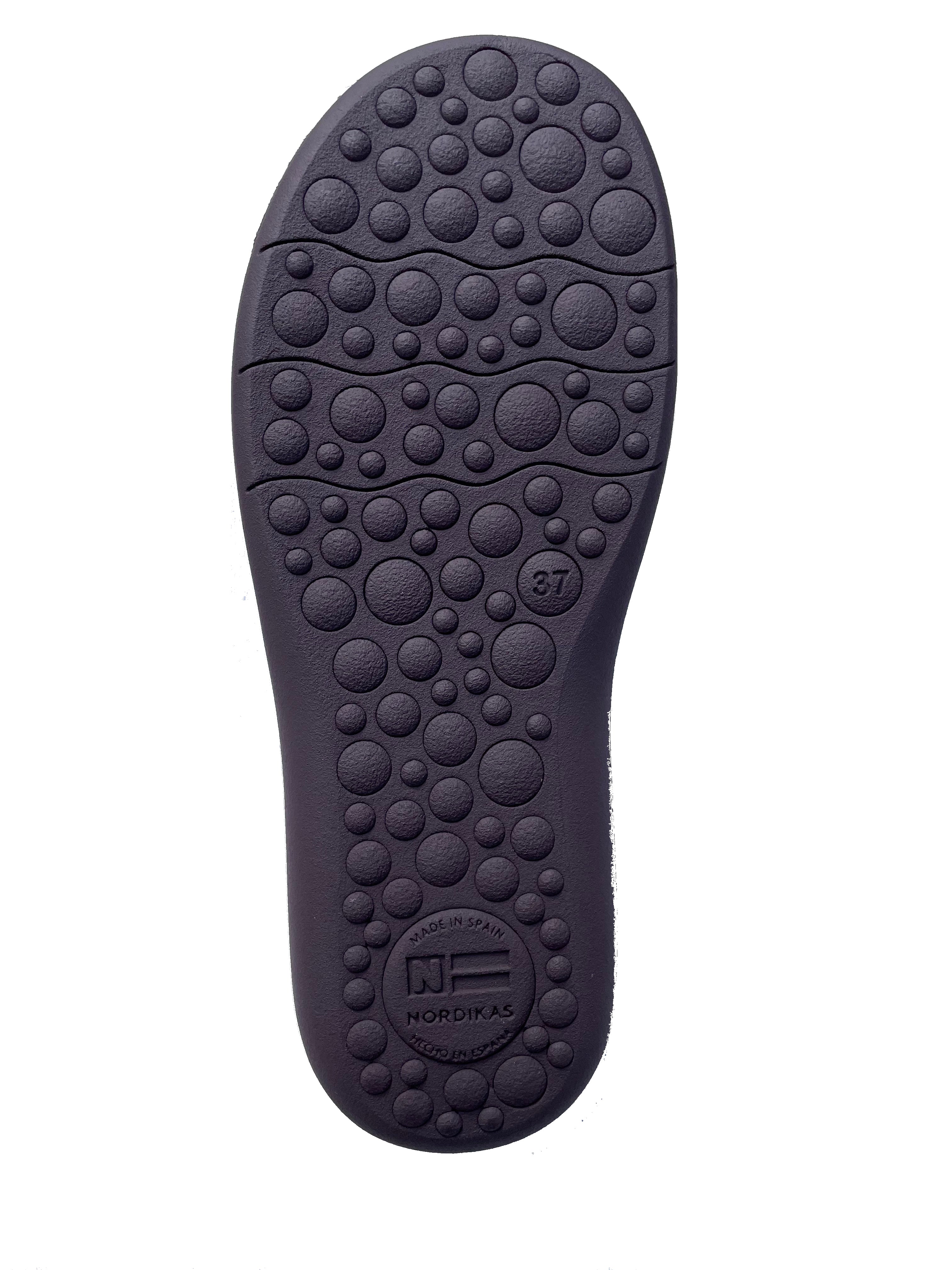Nordikas 347 Naomi Violeta/Purple Womens Leather Mule Slipper - Updated Sole